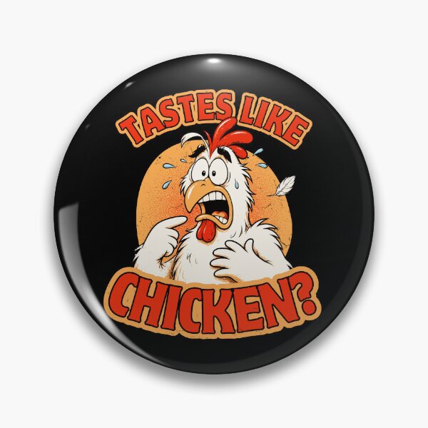 Item preview, Tastes Like Chicken? Funny Retro Cartoon Chicken designed and sold by KennyTheBartender.