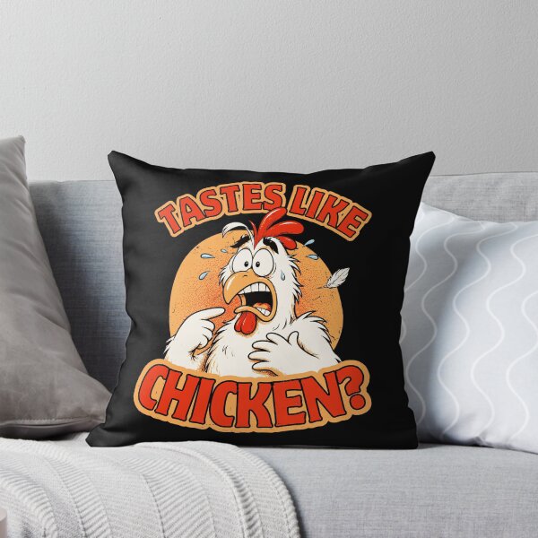 Item preview, Tastes Like Chicken? Funny Retro Cartoon Chicken designed and sold by KennyTheBartender.