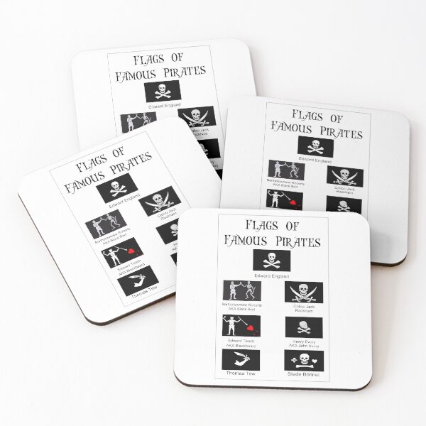 Item preview, Flags of Famous Pirates - Design designed and sold by Mterry1202.