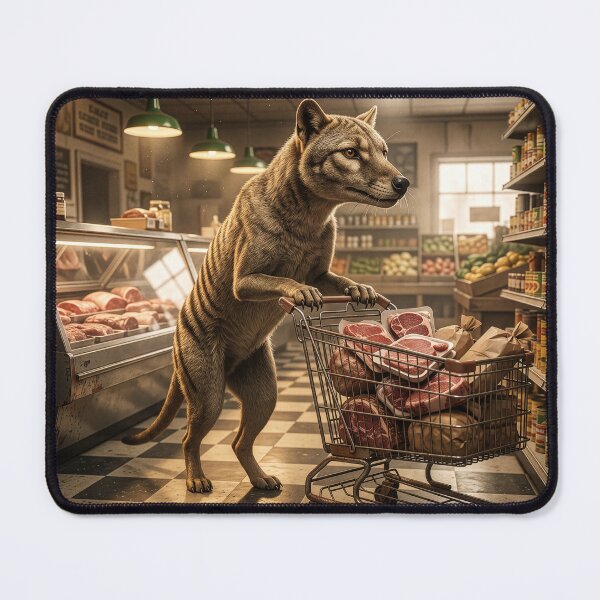 Item preview, Tasmanian Tiger Eschews the Produce Section designed and sold by Tridentulus.