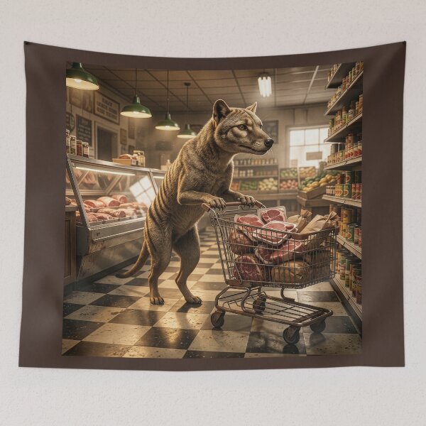 Item preview, Tasmanian Tiger Eschews the Produce Section designed and sold by Tridentulus.