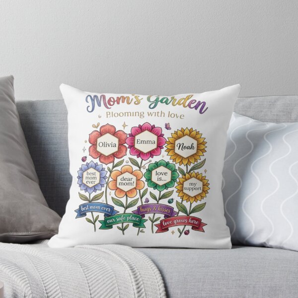 Item preview, Mom's Garden Blooming With Love Hexagon Floral designed and sold by happyshirt27.