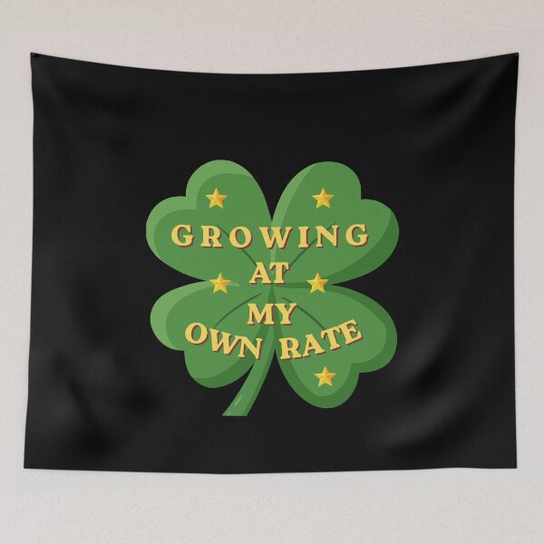 Item preview, Growing At My Own Rate. Gift For People Who Value Calm Confidence designed and sold by zebek-design.