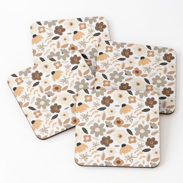 Item preview, Dreamy Neutral Butterflies and Flowers designed and sold by metcalfedesigns.