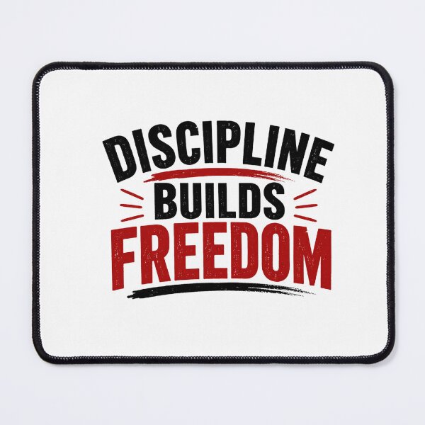Item preview, DISCIPLINE BUILDS FREEDOM designed and sold by DailyQuestPrint.