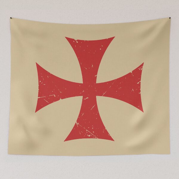 Item preview, Crusader Templar Cross Pattée Red designed and sold by Lidra Zehcnas.