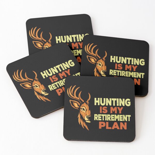 Item preview, Hunting Is My Retirement Plan - Deer Buck Hunter Art designed and sold by BendyBeasts.