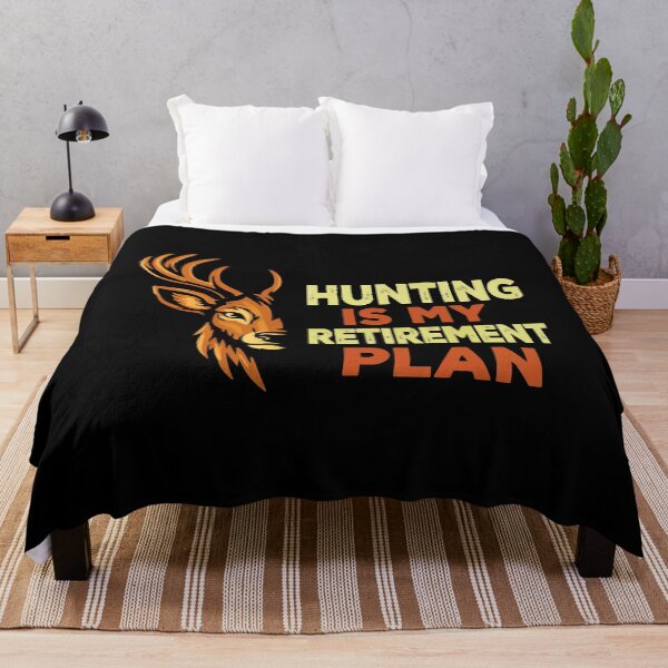 Item preview, Hunting Is My Retirement Plan - Deer Buck Hunter Art designed and sold by BendyBeasts.