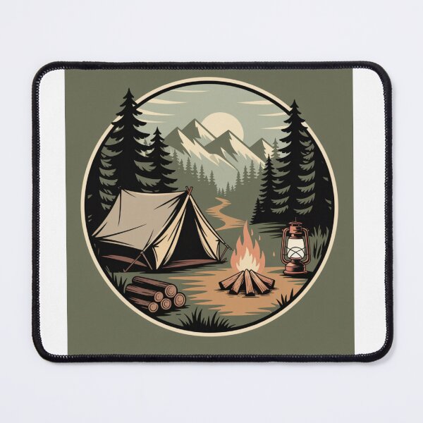 Item preview, Vintage Wilderness Campfire Escape designed and sold by DariaOltes.
