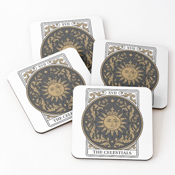 Item preview, The Celestials Sun and Moon Tarot Card Vintage Aesthetic designed and sold by AestheticTrd.