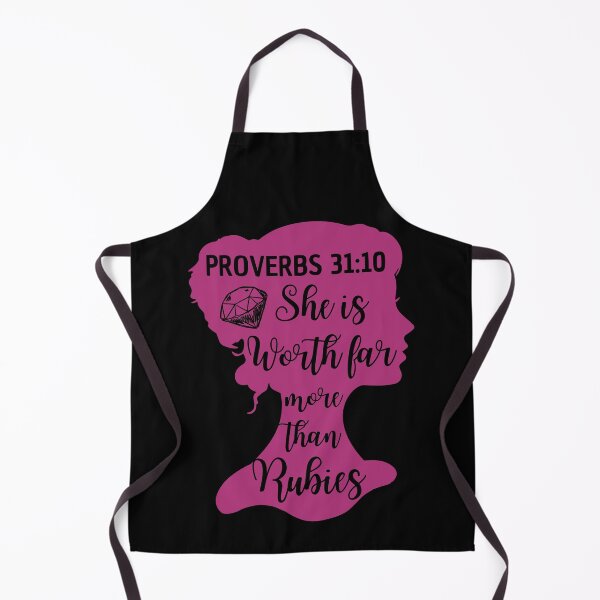 Item preview, Proverbs 31:10 – She Is Worth Far More Than Rubies - Christian Woman designed and sold by MoriaStore.