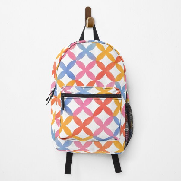 Item preview, Geometric water-colored pattern - red, orange, purple, blue designed and sold by AndysTeeShop.