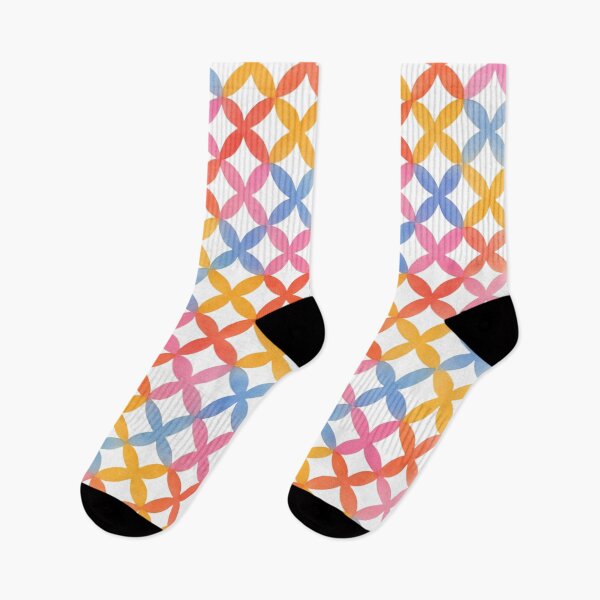 Item preview, Geometric water-colored pattern - red, orange, purple, blue designed and sold by AndysTeeShop.