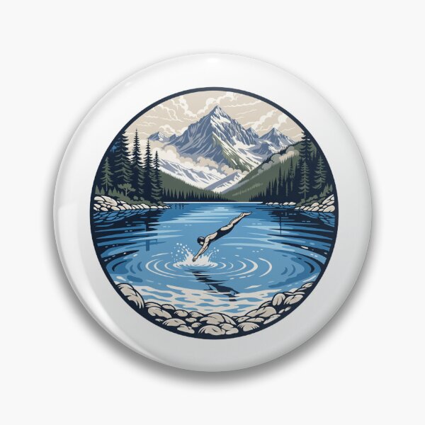 Item preview, Alpine Lake Cliff Diving Adventure designed and sold by DariaOltes.