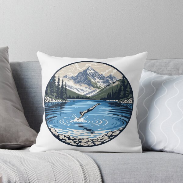 Item preview, Alpine Lake Cliff Diving Adventure designed and sold by DariaOltes.