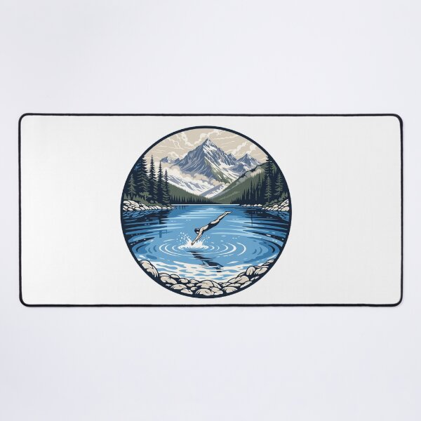 Item preview, Alpine Lake Cliff Diving Adventure designed and sold by DariaOltes.