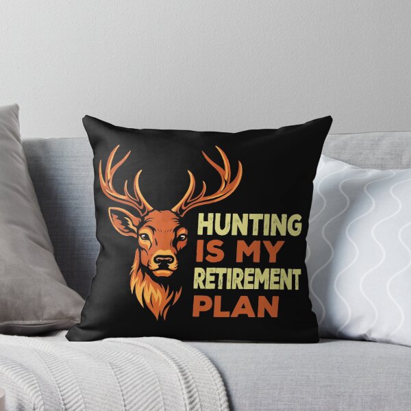 Item preview, Hunting Is My Retirement Plan - Deer Buck Hunter Art designed and sold by BendyBeasts.