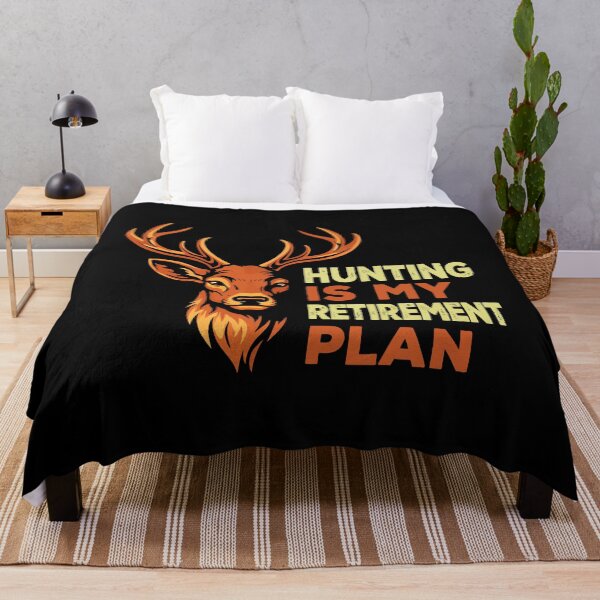 Item preview, Hunting Is My Retirement Plan - Deer Buck Hunter Art designed and sold by BendyBeasts.