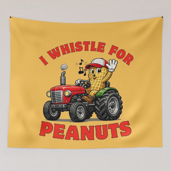 Item preview, I whistle for peanuts designed and sold by BritishDelights.