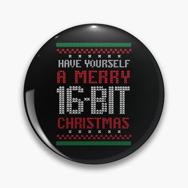 Item preview, Have Yourself a 16-bit retro gaming Merry Christmas knitted sweater design designed and sold by Jdawnink.