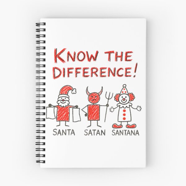 Item preview, Santa Satan Santana Know the Difference designed and sold by Victor Shadehorn.