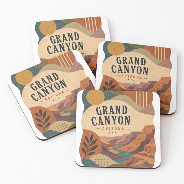 Item preview, Grand Canyon Arizona Vintage Mid Century Travel Art designed and sold by Rewind Society.