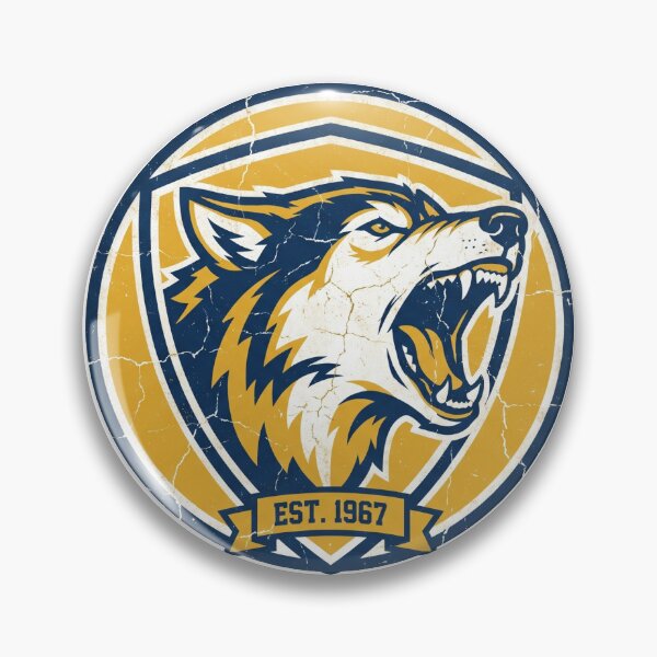 Item preview, Northwoods University Wolves Athletics Vintage College Logo designed and sold by AestheticTrd.