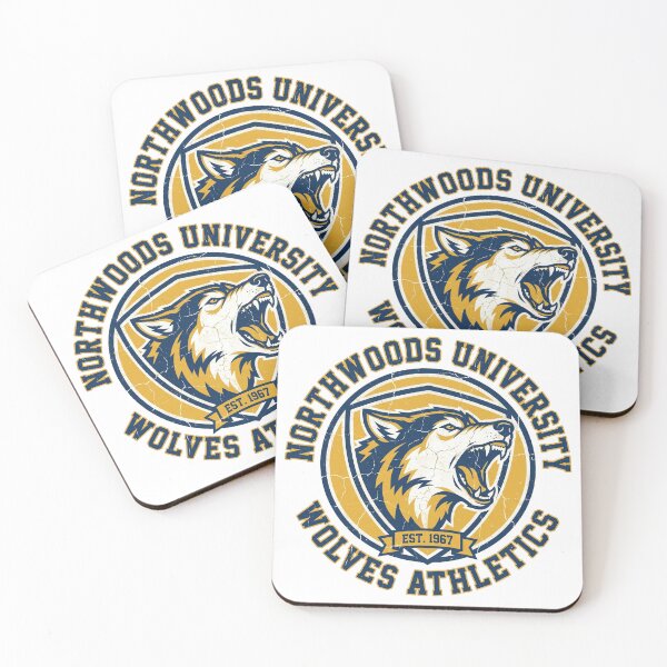 Item preview, Northwoods University Wolves Athletics Vintage College Logo designed and sold by AestheticTrd.