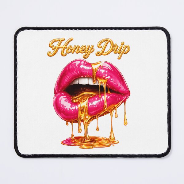 Item preview, Honey Drip Pink Lips Glam Art designed and sold by RoPrincess.