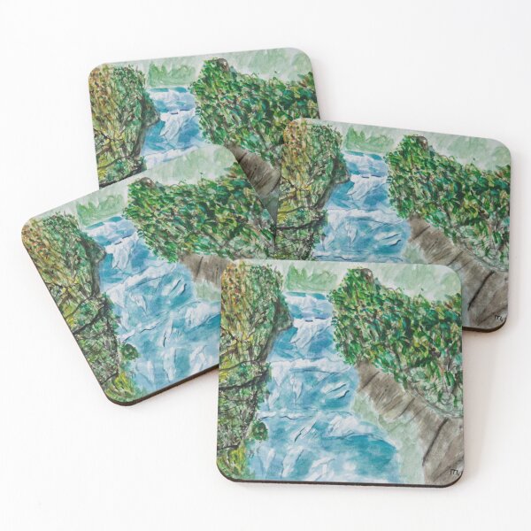 Item preview, Falling Impressions of Water and plant designed and sold by CreativeMatthew.