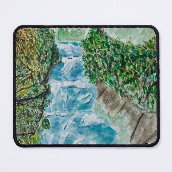 Item preview, Falling Impressions of Water and plant designed and sold by CreativeMatthew.