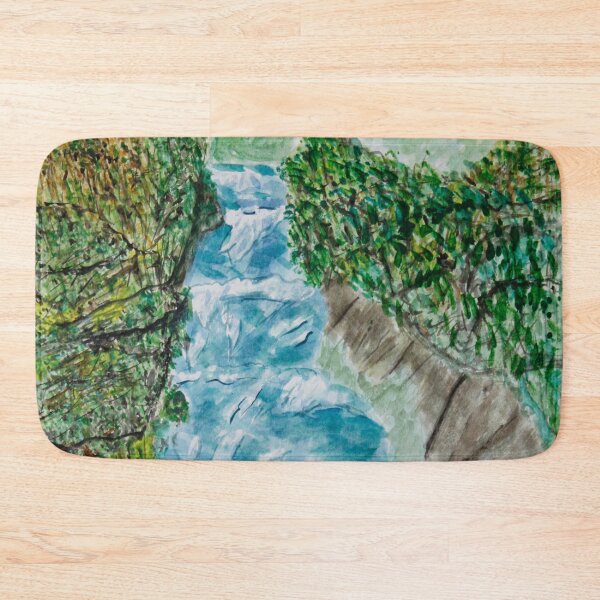 Artikelvorschau, Fallende Eindrücke von Wasser und Pflanzen entworfen und verkauft von CreativeMatthew.