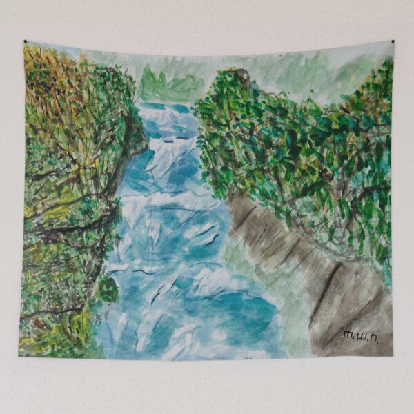 Item preview, Falling Impressions of Water and plant designed and sold by CreativeMatthew.