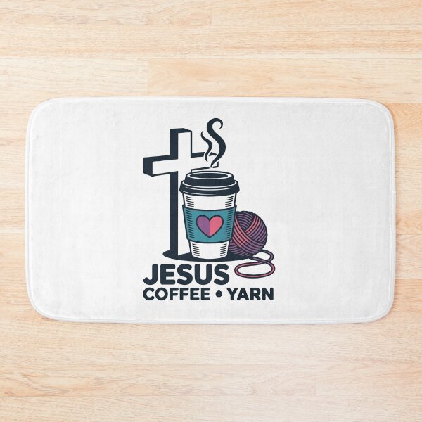 Item preview, jesus coffee yarn designed and sold by jkrphoto.