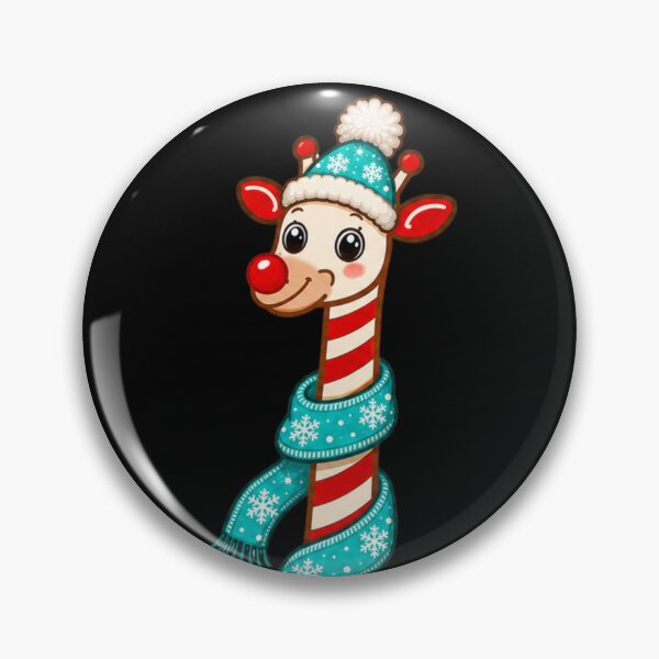 Item preview, Candy cane Rudolph giraffe designed and sold by BritishDelights.