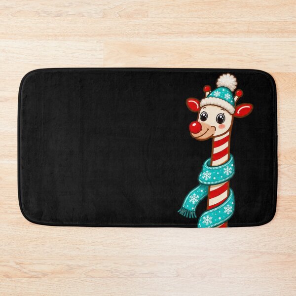 Item preview, Candy cane Rudolph giraffe designed and sold by BritishDelights.
