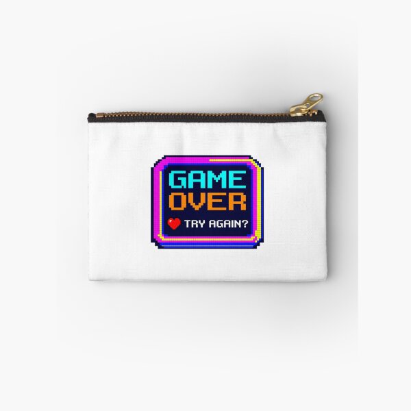 Item preview, Game Over Try Again Pixel Art Arcade Retro Gaming designed and sold by AestheticTrd.