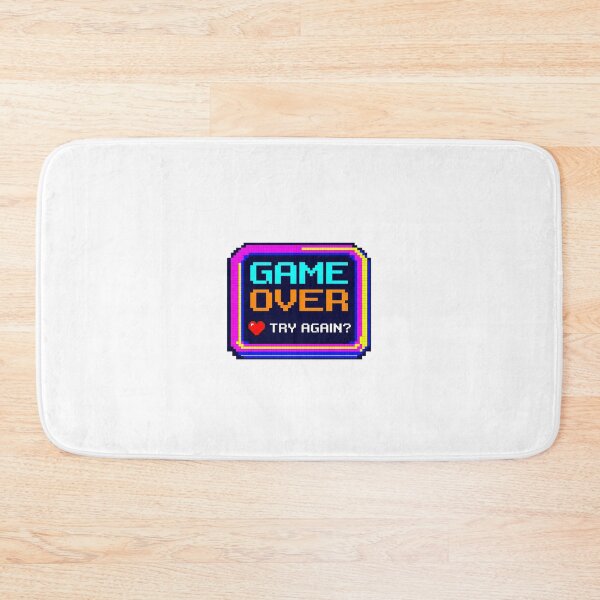 Item preview, Game Over Try Again Pixel Art Arcade Retro Gaming designed and sold by AestheticTrd.