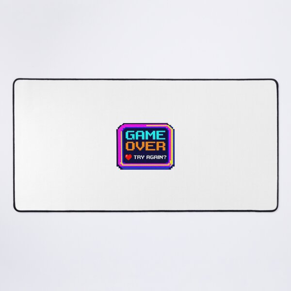Item preview, Game Over Try Again Pixel Art Arcade Retro Gaming designed and sold by AestheticTrd.