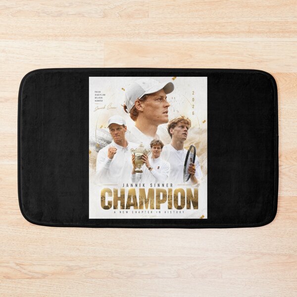 Item preview, Jannik Sinner Wimbledon Champion 2026 designed and sold by Malakiacount.