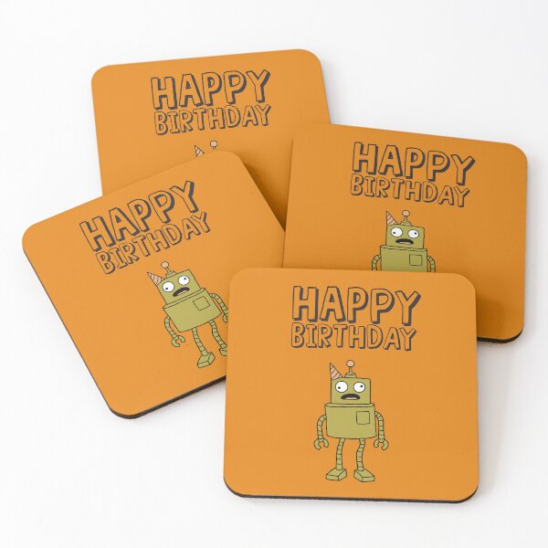 Item preview, Cute Robot Birthday Card | Stupid Robots #2 2026 designed and sold by SorryFrog.