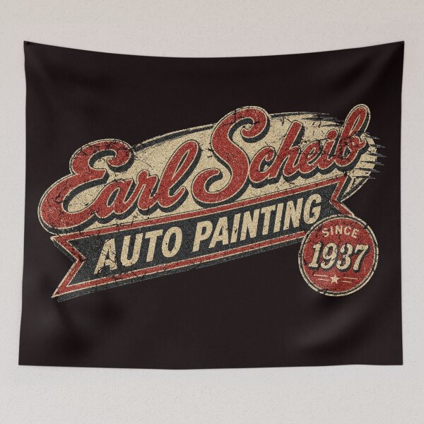 Item preview, Classic retro muscle car Earl Scheib hot rod  designed and sold by BlueLineLAX.