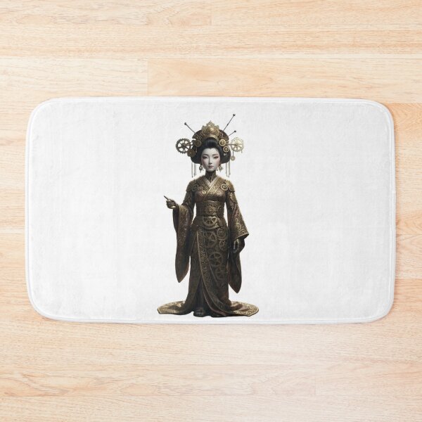 Item preview, Steampunk Geisha – Mechanical Elegance Art designed and sold by VladisWorld.