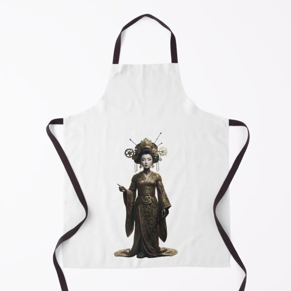 Item preview, Steampunk Geisha – Mechanical Elegance Art designed and sold by VladisWorld.