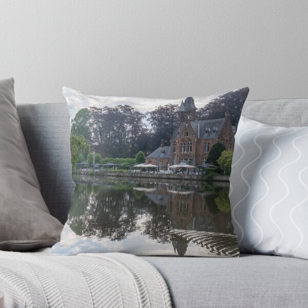 Item preview, Bruges, Belgium - Charming Cafe by Lake of Love in Minnewater Park designed and sold by jrtwynam.