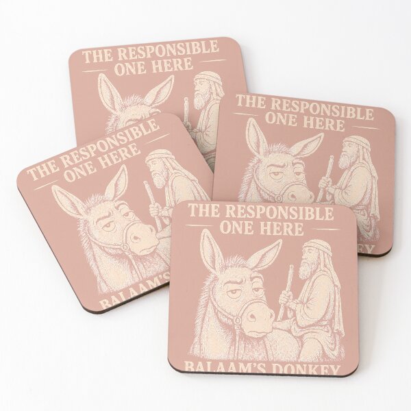 Item preview, Balaam’s Donkey | I Can’t Believe I’m the Responsible One Here | Funny Bible Humor designed and sold by In Otter Shenanigans .