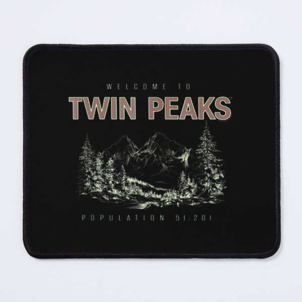 Item preview, Twin Peaks Mountain Welcome Population 51201 Souvenir designed and sold by SimonettakleArt.