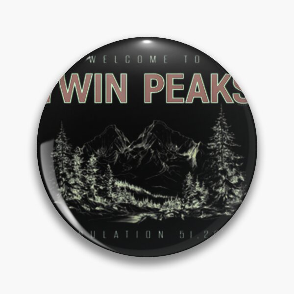 Item preview, Twin Peaks Mountain Welcome Population 51201 Souvenir designed and sold by SimonettakleArt.