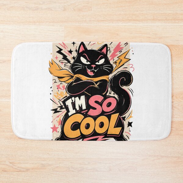 Item preview, I’m So Cool Funny Super Cat designed and sold by SurrealSproutz.