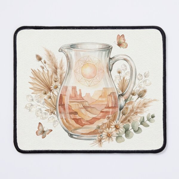 Item preview, Grand Canyon Vintage Pitcher Watercolor Art Print designed and sold by TheMinimalFrame.